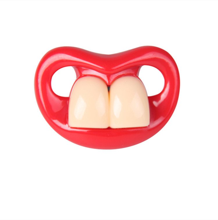 Newborn Silicone Lips Shape Infant Pacifier Cute Infant Soother Age 6M+ New Born Pacifiers