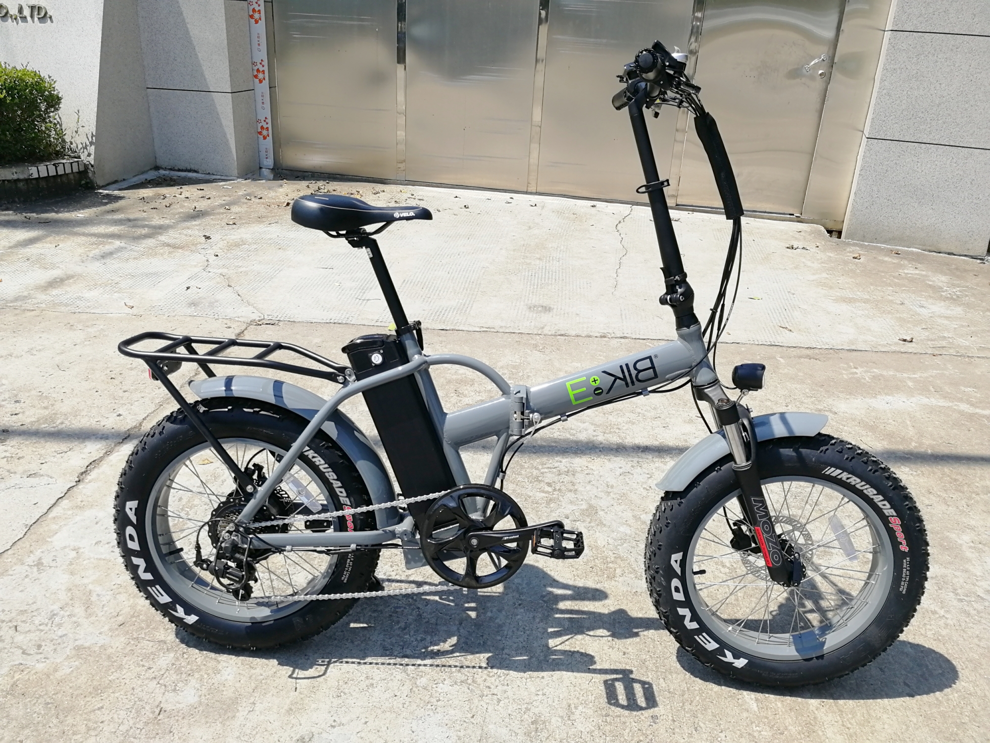 MOZO Suspension Fork 250W Bafang Hub Motor Fat Tyre Folding Electric Bicycle Free Shipping