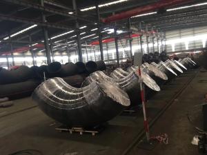 8X6 Butt Weld Elbow , Weldable Pipe Elbows Space Saving Compact Structure