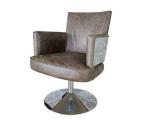 Circular Base Aviator Leather Office Chair