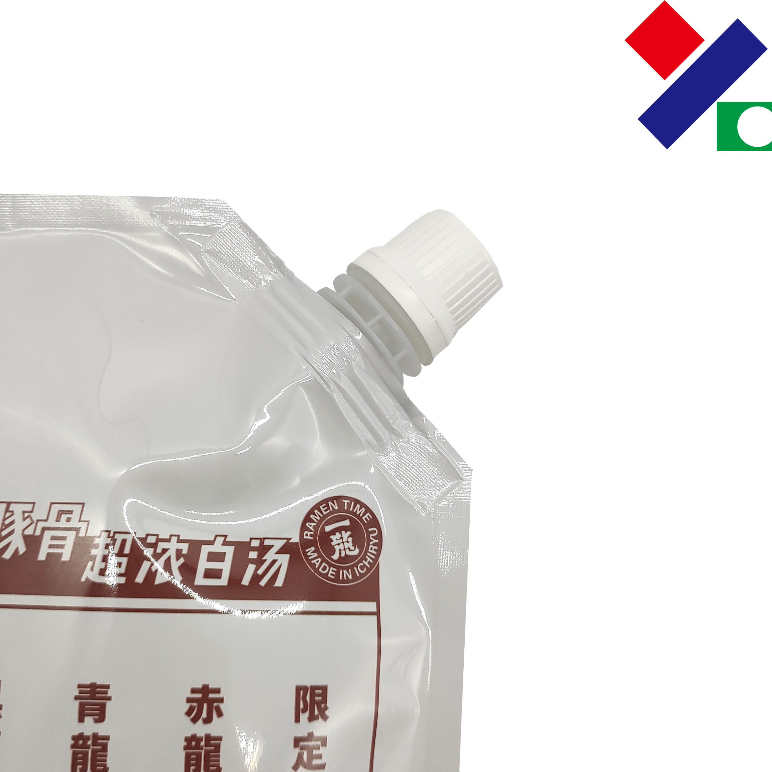 Plastic Spout Pouch Packaging Eco Friendly Multi Colors 60cm Width 30mm