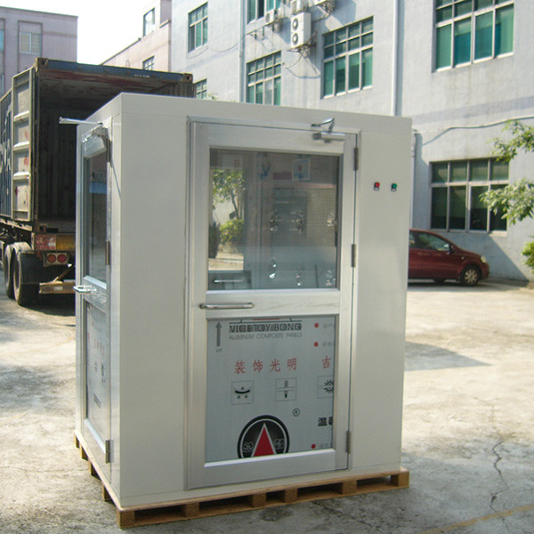 White Clean Room Air Showers For Three Persons , W1700xD1500xH2100mm