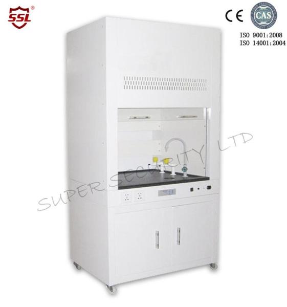 Chemistry Steel Exhaust Fume Hood Motor Control Adjustable Speed