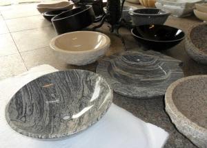 Quality Beige Vanity Stone Countertop Basin For Bathroom / Kitchen SGS Approved wholesale