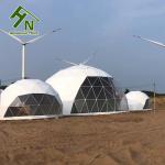 Waterproof 5 Person Geodesic Dome Tent For Trade Show