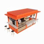 20ft or 40ft Commercial Outdoor Shipping Container Cafe Bar Easy Install Modern