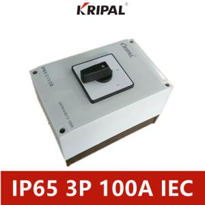 Quality Four Pole IP65 Electrical Changeover Cam Switch 100A 230-440V wholesale
