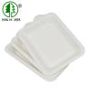 Buy cheap 9in Customized Logo Biodegradable Bagasse Plates For Happy Birthday Cake from wholesalers