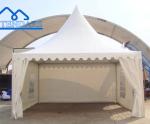 New Design Outdoor Aluminum Alloy Small PVC Cover Pagoda Tent For Wedding Party