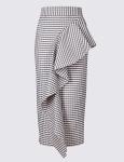 2018 Fashion Clothing Ruffle Pencil Skirts Ladies Office 123123