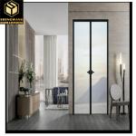Brown Water Penetration Resistance Glass Door Villa Front Door Aesthetic
