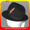 Buy cheap 4190369 Sun Accessory customized winner fashion 100% wool felt fedora hats,hats from wholesalers
