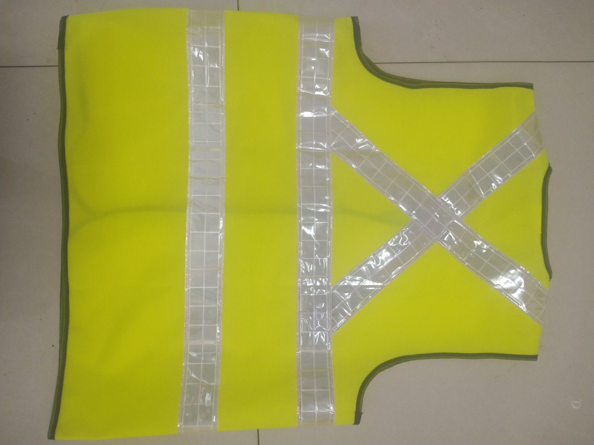 PVC Reflective Safety Vest High Visibility Construction Safety Vest 120 Grams