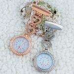 Nurse Watches Clip-on Fob Japan Movt Brooch Hanging Watches for Nurse Men Women