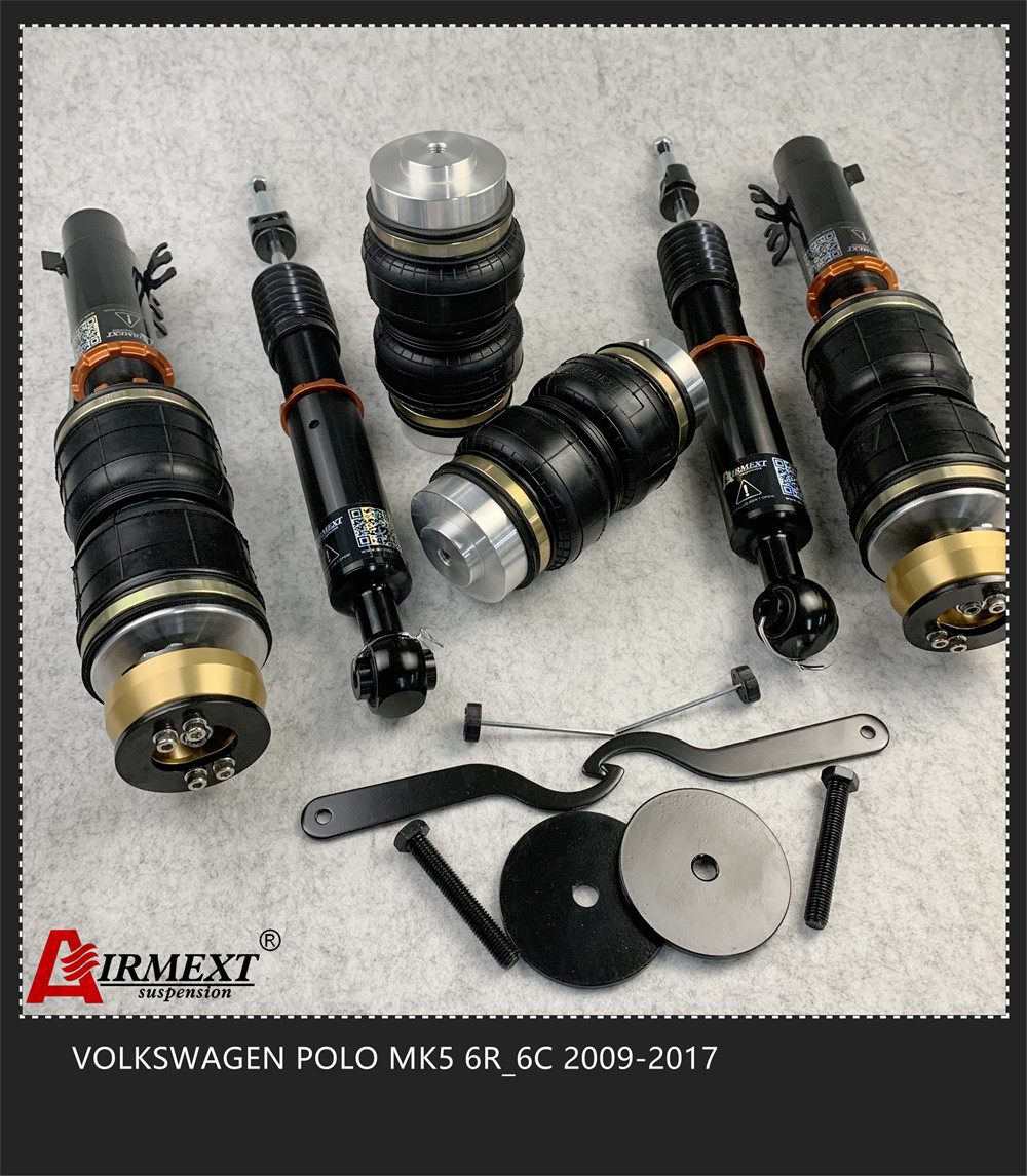 2009-2017 VOLKSWAGEN POLO Air Suspension Mk5 6R 6C Adjustable Damper