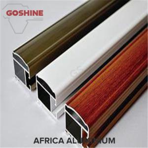 Quality New design extruded aluminum window profile wood grain surface color aluminium profiles wholesale