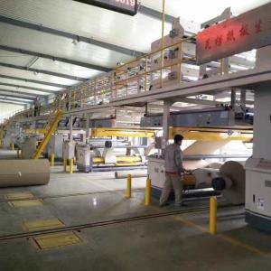 Quality 200m/Min Paperboard Production Line , 5 Ply Automatic Corrugation Plant wholesale