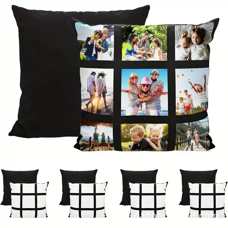 Blank Sublimation Polyester Pillow Case For Sublimation Heat Transfer Photos Printing