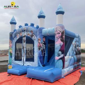 Quality Backyard Inflatable Moonwalk Bounce House Frozen Jumping Inflatable Bouncer Castle wholesale