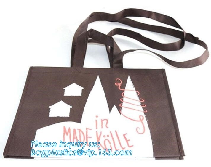 Cheap price recyclable p-p grocery tote shopping non woven bags, Promotional Custom LOGO Printed Gift Tote Shopping Non