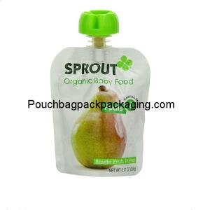 Quality 3.17oz stand up spout pouch for baby food, BPA free and food safety wholesale