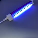 High Frequency Blue Tube UV Light 120V 8W Blue Led Tube Lights