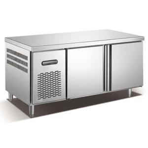 Quality LED Display 1.5m Fan Cooling Under Counter Chiller 2 Door wholesale