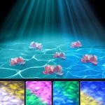 200w Waterproof Outdoor Waterwave Gobo Projector for Landscape Advertising in