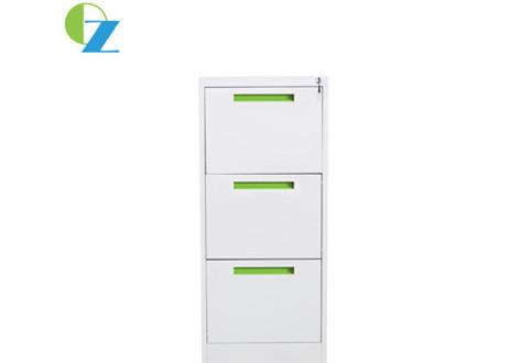 Cheap Three Drawers Vertical Steel Filing Cabinets Office Furniture Customized for sale