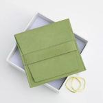 Necklace Stylish Velvet Custom Envelope Packaging Suede Microfiber Jewelry Bag