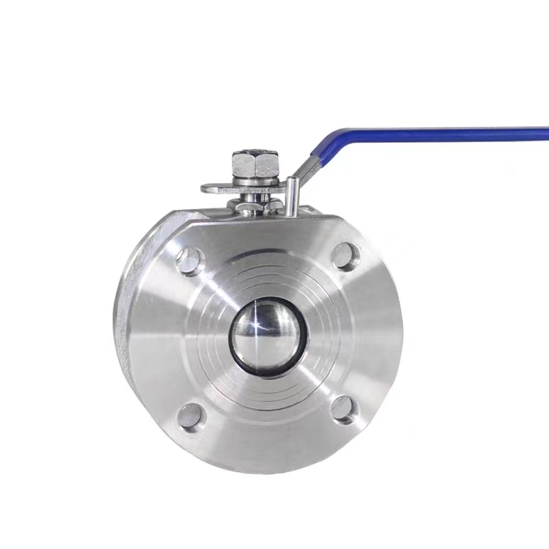 Casting 304/316 Stainless Steel Thin Pair Italy Type Wafer Ball Valve