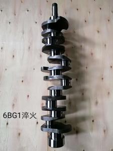 Quality Diessl Engine 6BG1 1-12310-448-0 Forged Steel Crankshaft For ISUZU ZX200-1/ZX200-5G Excavator Spare Parts wholesale