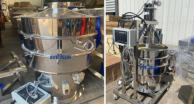 Stainless Steel Vibrating Screening Machine With High Precision Powder