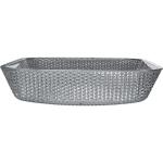 Shinning Square Countertop Bathroom Sink Chromed Electroplated Coloured Wash