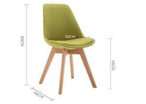 Quality Beech Leg Pu Leather Dining Chair with Ergonomically Designed wholesale