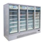 1700L Commercial Upright Glass Door Fridge Reach In Beverage Cooler CE