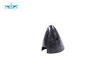Black Carbon Fiber Fairings , 0 . 01 - 0 . 05MM Tolerance Precision CNC Parts