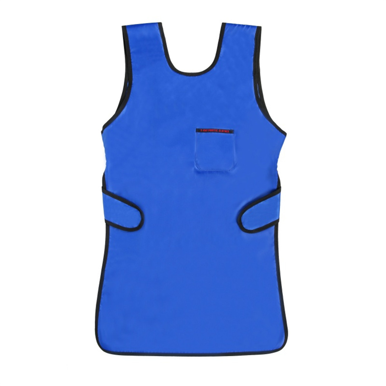 Medical 0.35mm PB Lead Radiation Proof Suits Blue Color Dental X-Ray Lead Apron