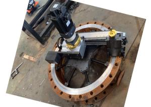Quality Pneumatic ID Mount Portable Flange Facer Internal Flange Facing Machine wholesale