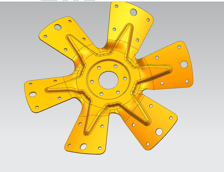 Customizable High Strength Plastic Impeller Iron Mold