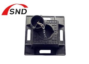Quality Spray Paint Double Triangle Ductile Iron Manhole Cover Water Tank wholesale