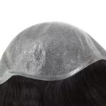 Thin Skin human Hair Toupee Wig , Alopecia Wigs, or Medical wig with 100% RAW