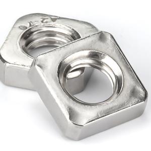 Quality SS304 SS316 A2-70 A4-80 Stainless Steel Nuts / Bright Square Thin Nuts wholesale