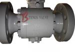 Forged Steel Three Piece Ball Valve Trunnion Mounted Soft Seated 150LB - 2500LB