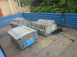 Quality High Cr Steel End Liner Castings HRC43-52 Hardness Abrasion Resistance wholesale
