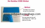 Blue PET Tamper Evident Security Tape For Carton Sealing