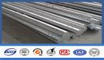 Polygonal metal 35-foot-high 3mm thickness ASTM A123 hot dip galvanized power