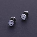 Wholesale Stainless Steel Clock Logo Fake Ear Piercing,Cheater Ear Piercing