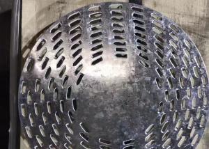 China 7 Diameter Anti Split Plate Round Galvanized on sale