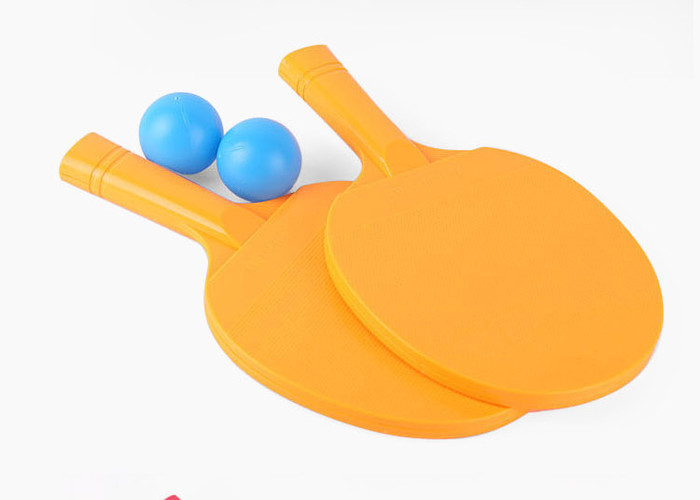 Yellow Hard Table Tennis Set With Balls For Beginner Recreation